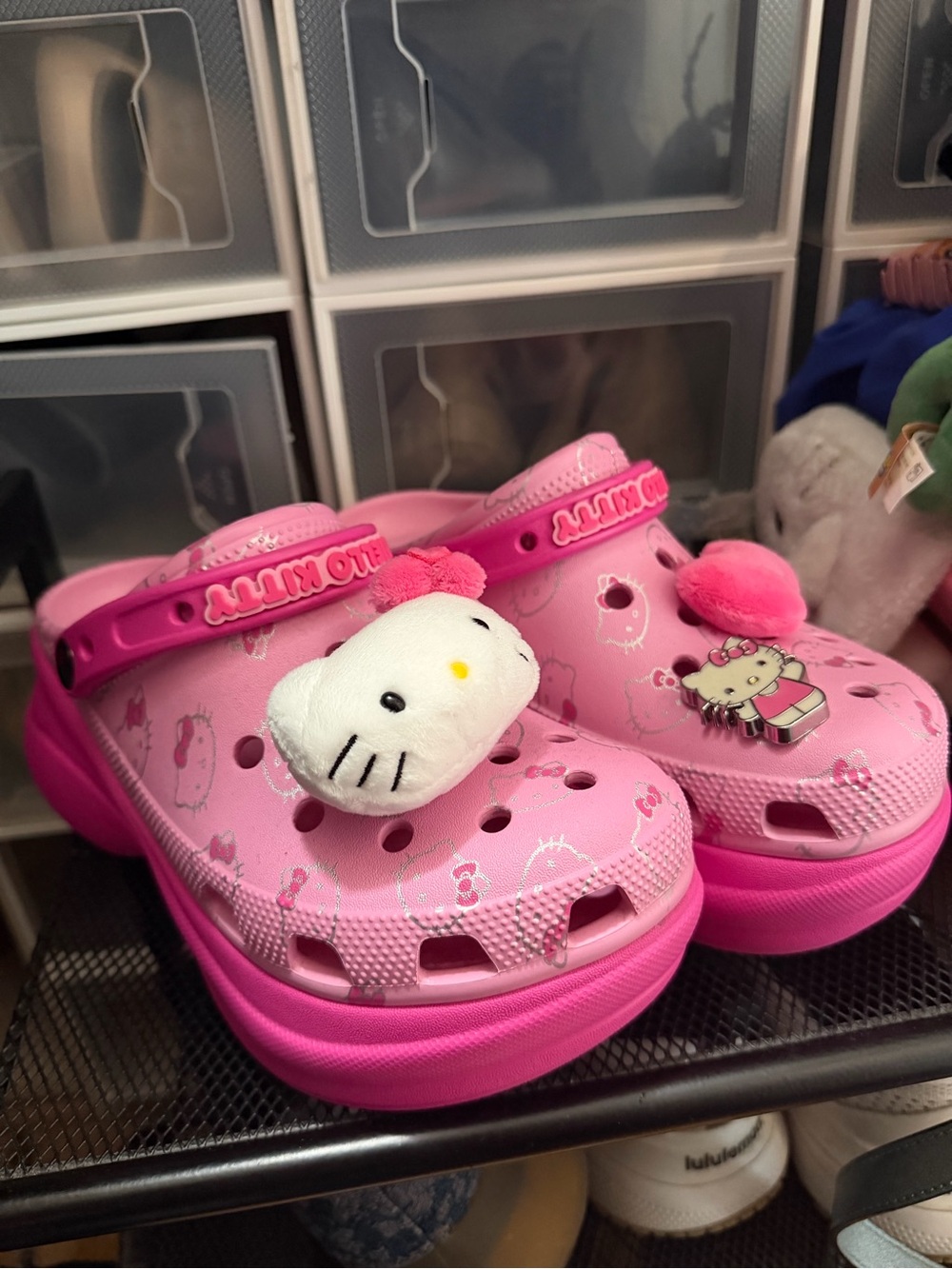 Hello Kitty Pink  Crocs Shoes - Cute Slip-On Comfort
